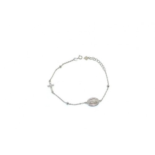 Bracciale con rosario  in...